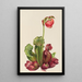 Sarracénie pourpre commune Sarracenia purpurea venosa - Mary Vaux Walcott — quadro incorniciato alla parete