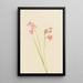 Orchidée rosa dei prati - Mary Vaux Walcott — quadro incorniciato alla parete