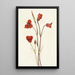 Mariposa écarlate Calochortus kennedyi - Mary Vaux Walcott — quadro incorniciato alla parete