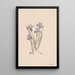 Iris printanier Iris verna - Mary Vaux Walcott — quadro incorniciato alla parete