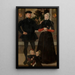 Thomas Gerritzn Doesburch et Claesje Hendricksdr Roeclaes avec leurs filles - Maître du Portrait de Famille d'Anvers — quadro incorniciato alla parete