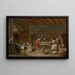 Interno di una cucina - Maestro del Ridotto — quadro incorniciato alla parete