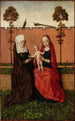 Vierge à l'Enfant et sainte Anne - Maître de la Sibylle Tiburtine — vista dell’opera