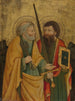 di San Pietro e un altro santo in un paesaggio roccioso - Maestro del 1458 — vista dell’opera