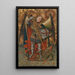 San Michele - Maestro di Belmonte — quadro incorniciato alla parete