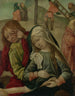 La Vergine e san Giovanni che piangono il corpo di Cristo frammento di una Lamentazione di Cristo - Maestro di Delft — vista dell’opera