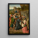 Portement de croix et fuga in Egitto - Maestro di Hoogstraeten — quadro incorniciato alla parete