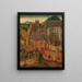 Il sedile di Rhenen - Maestro di Rhenen — quadro incorniciato alla parete
