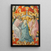 Le Couronnement de la Vierge avec la Trinité - Maître de Rubielos de Mora — quadro incorniciato alla parete