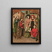 Saint Barthélemy esorcizzante - Maestro di Saint Barthélemy — quadro incorniciato alla parete