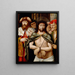 Ecco l'uomo - Maestro di Saint Sang — quadro incorniciato alla parete