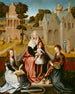 La Vierge in trono con santa Caterina e santa Maria Maddalena - Maestro di Saint Séverin — vista dell’opera