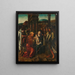 Adorazione dei Magi - Maestro dell'Adorazione di Anversa — quadro incorniciato alla parete