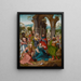 L'Adorazione dei Magi - Maestro dell'Adorazione di Anversa — quadro incorniciato alla parete