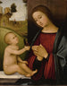 La Vierge à l'Enfant tenant un chardonneret - Maestro dell'Assunzione di Maria Maddalena — vista dell’opera