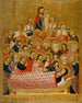 Dormizione della Vergine - Maestro della Madonna Cini — vista dell’opera