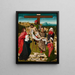 Descente de Croix - Maître du Feuillage Brodé — quadro incorniciato alla parete