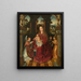 Madonna con angeli - Maestro del Sangue Santo — quadro incorniciato alla parete