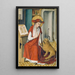 Saint Jérôme dans son étude avec le lion - Maître du Livre di Maison — quadro incorniciato alla parete