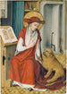 Saint Jérôme dans son étude avec le lion - Maître du Livre di Maison — vista dell’opera