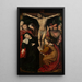 La Crucifixion du Christ - Maître de la Crucifixion de Turin — quadro incorniciato alla parete