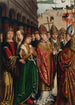 Saint Rombaut prenant congé de ses parents - Maître de la Jeunesse de Saint Rombaut — vista dell’opera