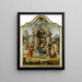 L'Adorazione dei Magi - Maestro dell'Adorazione di Groote — quadro incorniciato alla parete