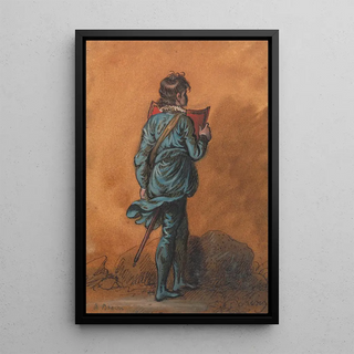 Mather Brown - A Page Boy in Blue with a Red Shield.webp