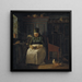 Mattino di Natale in una fattoria - Christen Dalsgaard — quadro incorniciato alla parete