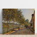 Riproduzione del dipinto Matinée di giugno a Saint-Mammès - Alfred Sisley