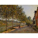 Riproduzione del dipinto Matinée di giugno a Saint-Mammès - Alfred Sisley