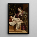 La Vierge Marie adorant l'Enfant Jésus - Matteo Loves — quadro incorniciato alla parete