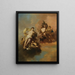 Giove, Era e Venere - Mattheus Terwesten — quadro incorniciato alla parete