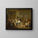 Divertimento all'osteria - Mattheus van Helmont — quadro incorniciato alla parete
