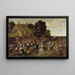Matrimonio rurale e banchetto all'aperto - Mattheus van Helmont — quadro incorniciato alla parete