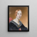Ritratto di una dama dai capelli rossi - Matthias Grilhofer — quadro incorniciato alla parete