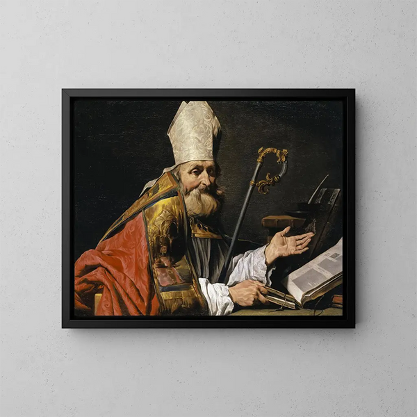 Saint Ambroise - Matthias Stom — quadro incorniciato alla parete