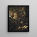 Vanità filosofica Natura morta - Matthias Withoos Amersfoort — quadro incorniciato alla parete