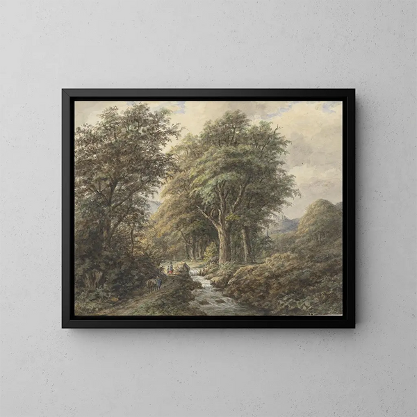 Paesaggio dopo Johann Bernard Klombeek - Matthijs Maris — quadro incorniciato alla parete