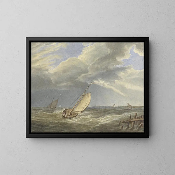 Vista sul mare - Matthijs Maris — quadro incorniciato alla parete