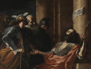 Belisaire riceve l'elemosina - Mattia Preti — vista dell’opera