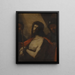 Il Cristo incoronato di spine - Mattia Preti — quadro incorniciato alla parete