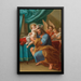 L'Enfant Jésus couronnant Saint Joseph avec des anges derrière - Mattia de Mare — quadro incorniciato alla parete