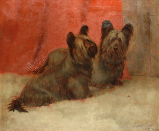 Maud Earl - Portrait of two Skye terriers.webp