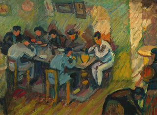 MauriceAlbert Loutreuil - Paysans Sardes ou Caf en Sardaigne.webp