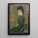 Eva Meurier en robe verte - Maurice Denis — quadro incorniciato alla parete