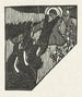 Illustrazione di Cristo che porta la croce e di suore che accompagnano una poesia della raccolta di poesie Saggezza di Paul Verlaine - Maurice Denis — vista dell’opera