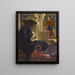 Intimità o Ricamatrice alla finestra - Maurice Denis — quadro incorniciato alla parete