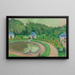 Il castello di Rosanbo, la vasca e i padiglioni, bozzetto 2 - Maurice Denis — quadro incorniciato alla parete