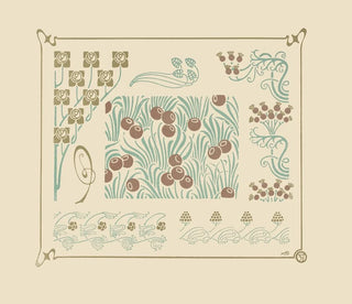Maurice Pillard Verneuil - Abstract design based on berries and flower buds.webp